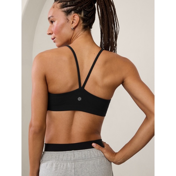 NWT Athleta Transcend Scoop Bra | Black - Picture 3 of 10